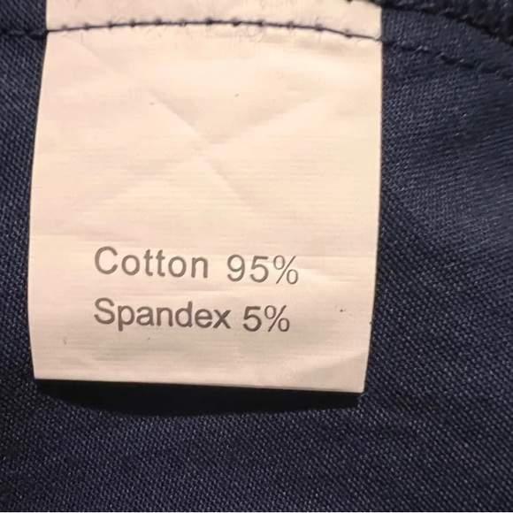 Zapaka navy blue cute retro style dress. Mid length. Cotton. - Picture 4 of 4